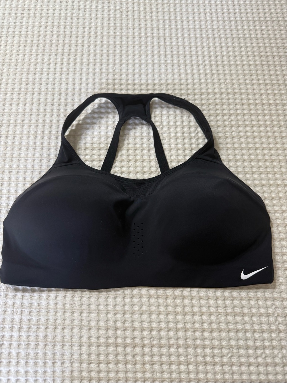 Nike Black Molded Cup Racerback Sports Bra